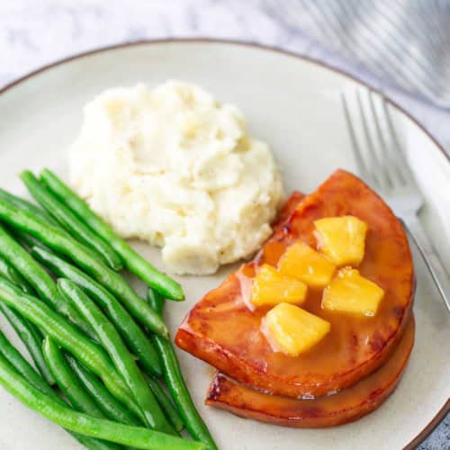 Glazed Ham Steak