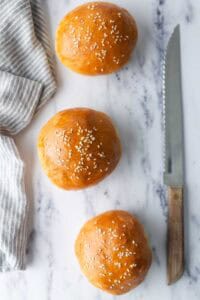 Homemade Hamburger Buns